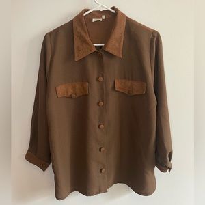 Vintage 90’s Brown shirt